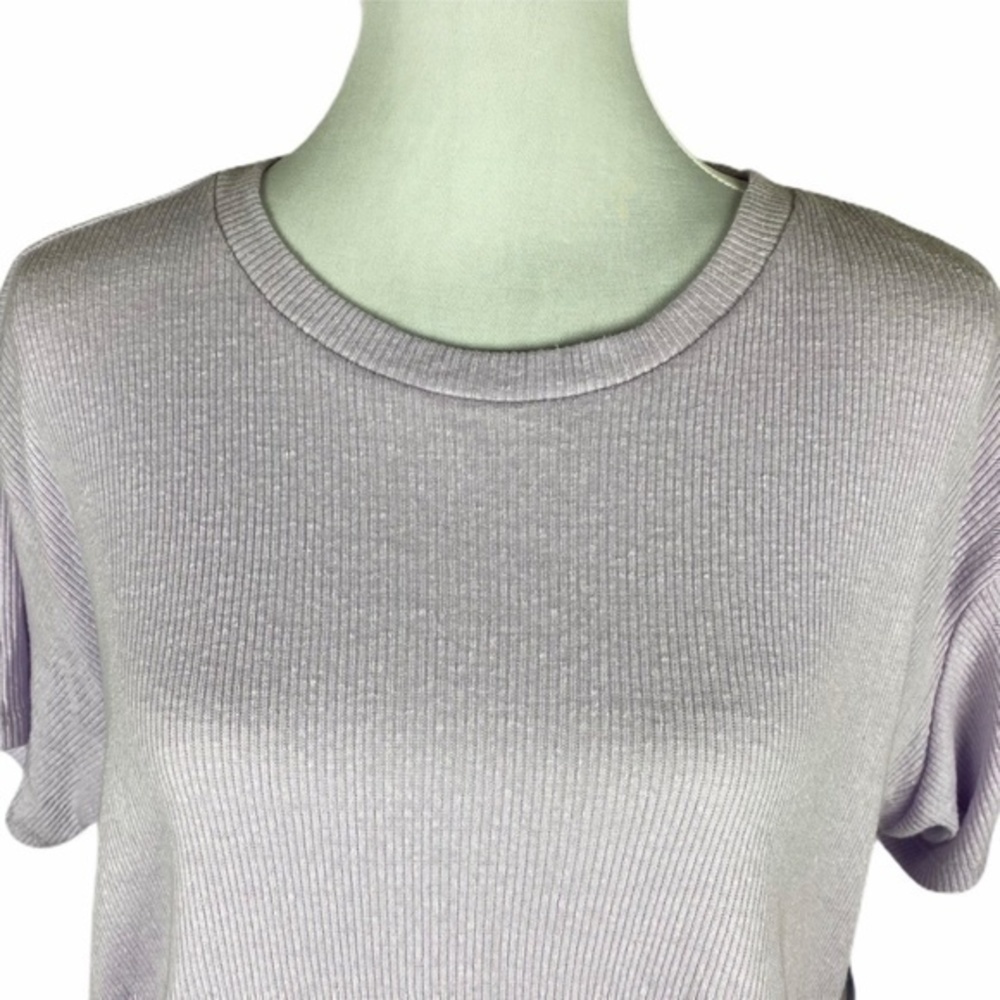 Outlaw Cropped Ribbed Top Size Small - Picture 7 of 7